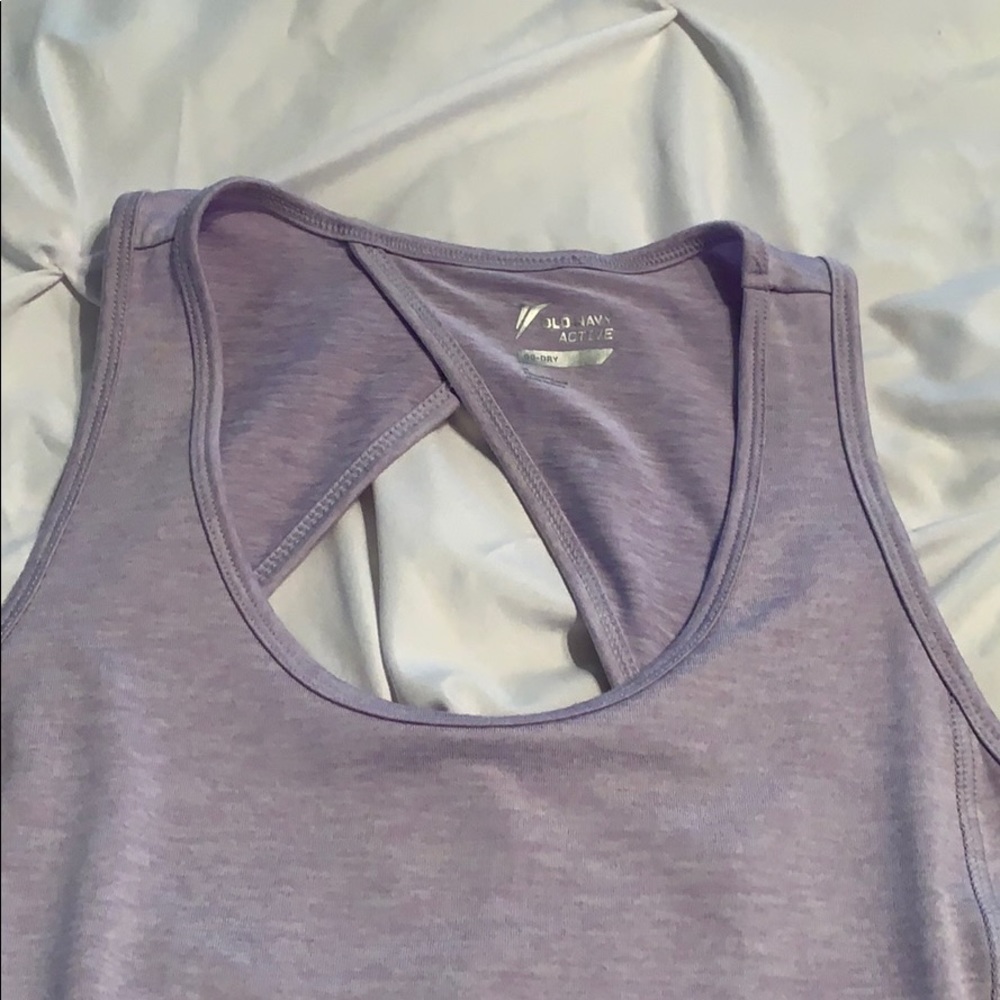 Tank top open back size medium old navy